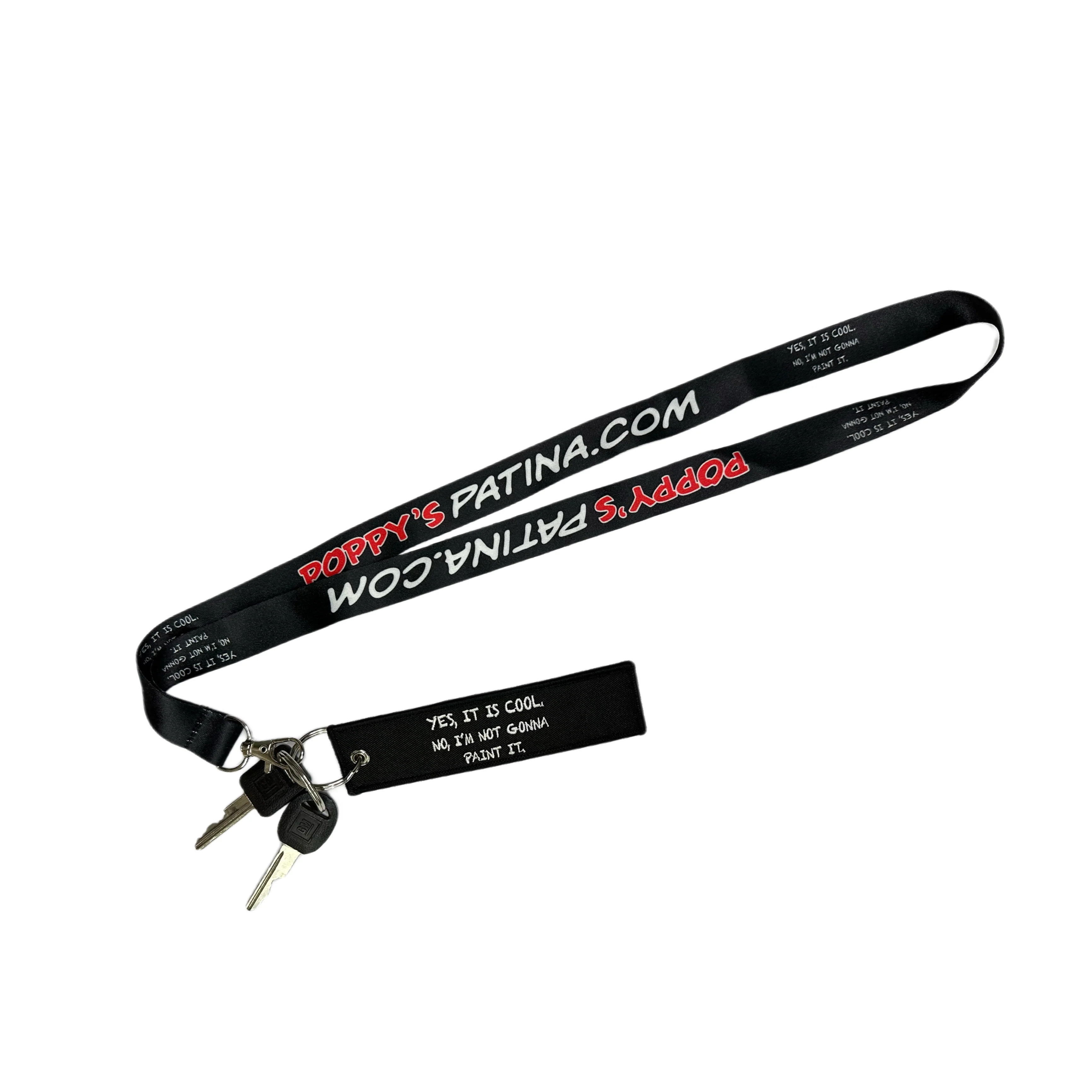 Embroidered Keychain "Yes Its Cool. No Im Not Gonna Paint It" - Image 3